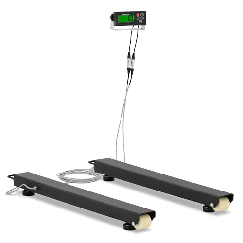 Steinberg Systems Wiegebalken digital 3500 kg / 500 g mit beleuchtetem LCD-Display 100 x 10 cm messende Balken Digitalwaage Industriewaage von Steinberg Systems
