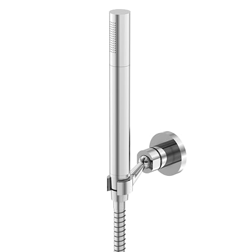 Steinberg Serie 100 Handbrause Wandhalter u. Metallbrauseschlauch, Chrom von Steinberg