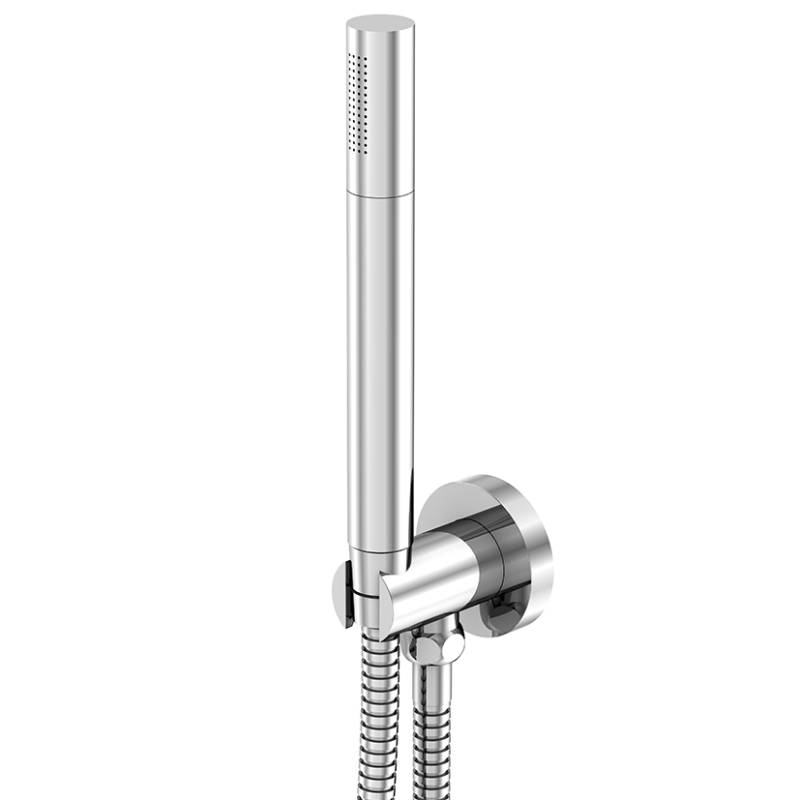 Steinberg Serie 100 Handbrausengarnitur, mit integriertem Brauseanschlussbogen, Stabhandbrause, 1001670 von Steinberg