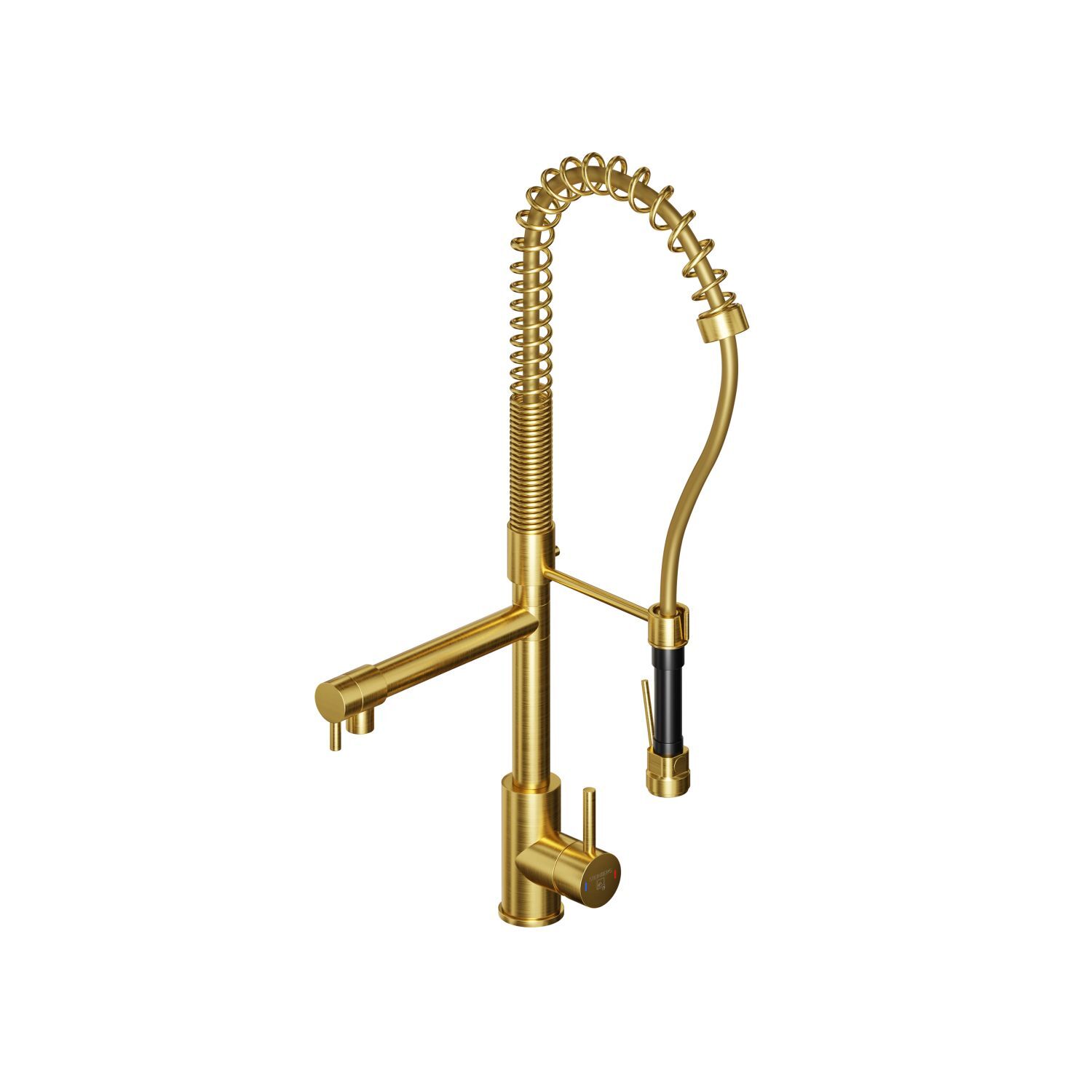 Steinberg Serie 100 Küchenarmatur, mit Handbrause, Ausladung 156mm, schwenkbar, 1001480BG von Steinberg