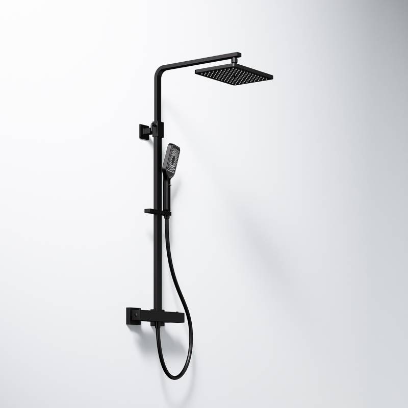 Steinberg Serie 342 Brauseset, Komplettset inklusive Thermostat, Regenbrause und Handbrause, 3422721S von Steinberg
