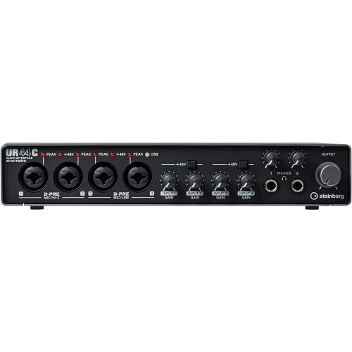 Steinberg UR44C USB 3.0 Audio-Interface, inklusive Cubase AI, Cubasis LE und Steinberg Plus Software-Paket von Steinberg