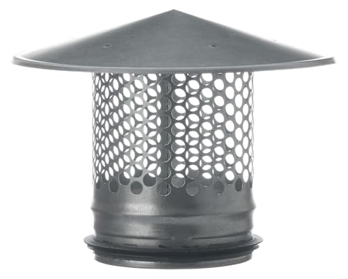 Steinberg14 Dachhaube Ø 100mm Wickelfalzrohr - Metall Ablufthaube Regenhaube von Steinberg14