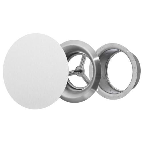 Steinberg14 Edelstahl Tellerventil - 100mm Universal Zuluft Abluft Lüftungsventil - Verstellbares Wand- und Deckenventil - Einstellbarer Diffusor - Rund Lüftungsgitter Abdeckung Lüftungsklappe Steinberg14 Edelstahl Tellerventil - 100mm Universal Zuluft Abluft Lüftungsventil - Verstellbares Wand- und Deckenventil - Einstellbarer Diffusor - Rund Lüftungsgitter Abdeckung Lüftungsklappe von Steinberg14