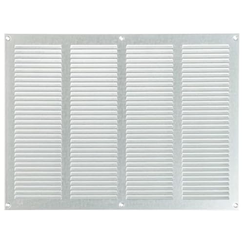 Steinberg14 Lüftungsgitter 400x300 mm - Verzinkt Metall Belüftungsgitter mit Insektenschutz - Abluftgitter für Wand und Decke - Lüftungsabdeckung für Innen und Außen - Insektenschutzgitter Steinberg14 Lüftungsgitter 400x300 mm - Verzinkt Metall Belüftungsgitter mit Insektenschutz - Abluftgitter für Wand und Decke - Lüftungsabdeckung für Innen und Außen - Insektenschutzgitter von Steinberg14