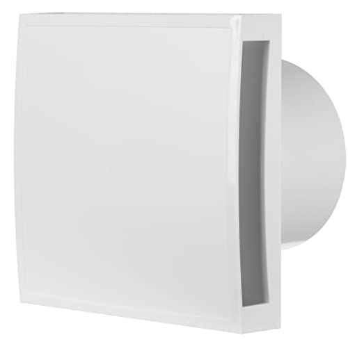 Steinberg14 Ø 100mm Badlüfter Fan - Weiß Front - Ventilator zur Belüftung in Bad und WC von Steinberg14