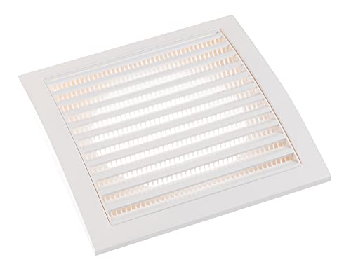 Steinberg14 Weiß Lüftungsgitter Ø 125mm mit Flansch Abschlussgitter Insektenschutz ABS-Kunststoff Gitter von Steinberg14