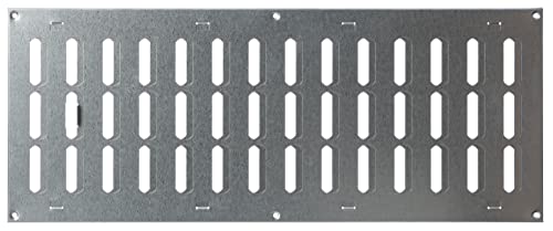 Verzinkt 500x200mm Lüftungsgitter aus Metall mit Verschließbaren Lamellen - Rechteckig von Steinberg14