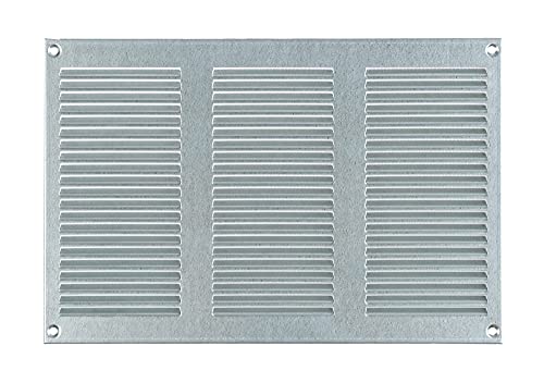 Lüftungsgitter 300x200mm - Verzinkter Stahl mit Insektenschutz - Gitter für Belüftung - Abluftgitter von Steinberg14