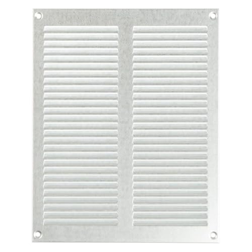 Steinberg14 Lüftungsgitter 200x250 mm - Verzinkt Metall Belüftungsgitter mit Insektenschutz - Abluftgitter für Wand und Decke - Lüftungsabdeckung für Innen und Außen - Insektenschutzgitter von Steinberg14