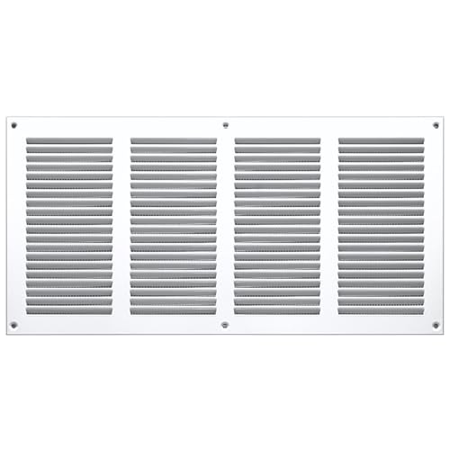 Steinberg14 Lüftungsgitter 400x200 mm - Weiß Metall Belüftungsgitter mit Insektenschutz - Abluftgitter für Wand und Decke - Lüftungsabdeckung für Innen und Außen - Insektenschutzgitter Steinberg14 Lüftungsgitter 400x200 mm - Weiß Metall Belüftungsgitter mit Insektenschutz - Abluftgitter für Wand und Decke - Lüftungsabdeckung für Innen und Außen - Insektenschutzgitter von Steinberg14