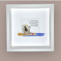 Steinbild - Am Strand Zieht Man Die Schuhe Aus Personalisiert Auszeit Meer Freundschaft Geschenk Strandkorb Ostsee Nordsee von Steinbildmanufaktur