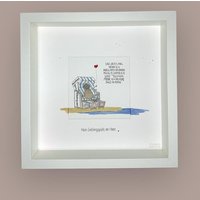 Steinbild - Und Jedes Mal Wenn Ich Abschied Personalisiert Freundschaft Geschenk Strandkorb Ostsee Nordsee Strand Möwe Steinbild - Und Jedes Mal Wenn Ich Abschied Personalisiert Freundschaft Geschenk Strandkorb Ostsee Nordsee Strand Möwe von Steinbildmanufaktur