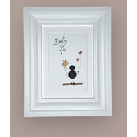 steinbild - Danke Für Alles Personalisiert Geschenk Mutmacher Freundschaft Geburtstag Glück Liebe Herz Blume Kollegin von Steinbildmanufaktur