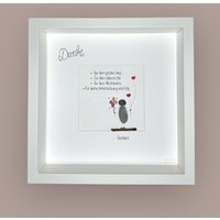 steinbild Handgeschrieben - Danke Für Dein Großes Herz Personalisiert Geschenk Freundschaft Kollegin Danke Sagen Kiesel Blumen von Steinbildmanufaktur