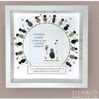 steinbild Handgeschrieben - Ein Großartiger Erzieher Ist Schwer Zu Finden Und Unmöglich.. Personalisiert Kindergarten Abschied Kita von Steinbildmanufaktur