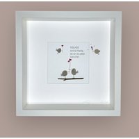 steinbild Handgeschrieben - Freunde Sind Die Familie ... Spatzenbande Hochzeit Liebe Paar Freundschaft Geschenk Schilf Herz von Steinbildmanufaktur