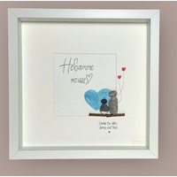 steinbild Handgeschrieben - Hebamme Mit Herz Personalisiert Geburt Krankenhaus Therapie Geschenk Baby Eltern Schwangerschaft von Steinbildmanufaktur