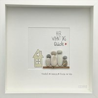 steinbild Handgeschrieben - Hier Wohnt Das Glück Personalisierbar Geschenk Haus Herz Familie Umzug Einzug Hochzeit Liebe steinbild Handgeschrieben - Hier Wohnt Das Glück Personalisierbar Geschenk Haus Herz Familie Umzug Einzug Hochzeit Liebe von Steinbildmanufaktur