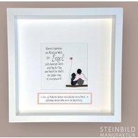 steinbild Handgeschrieben - Schutzengel Taufe Personalisiert Mädchen Junge Kommunion -Konfirmation Geburt Kirche von Steinbildmanufaktur