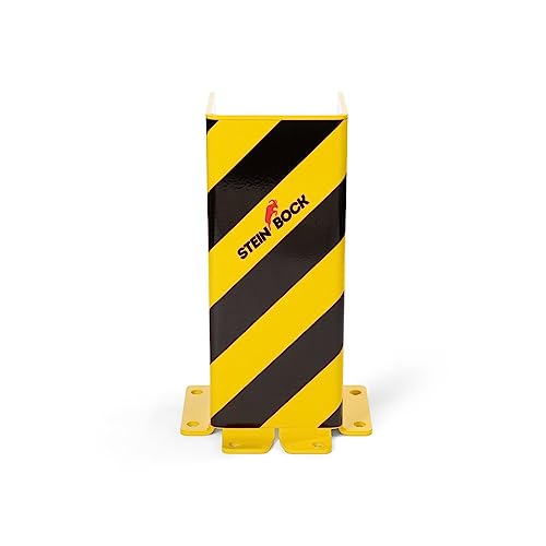Steinbock Abweiserecke | U-Form | HxBxT 400 x 160 x 160 mm | 6 mm Stahlblech | dreiseitiger Anfahrschutz aus Metall in Signalfarben | Schutz vor Anfahr- und Stoßschäden | Rammschutz U-Profil Steinbock Abweiserecke | U-Form | HxBxT 400 x 160 x 160 mm | 6 mm Stahlblech | dreiseitiger Anfahrschutz aus Metall in Signalfarben | Schutz vor Anfahr- und Stoßschäden | Rammschutz U-Profil von Steinbock