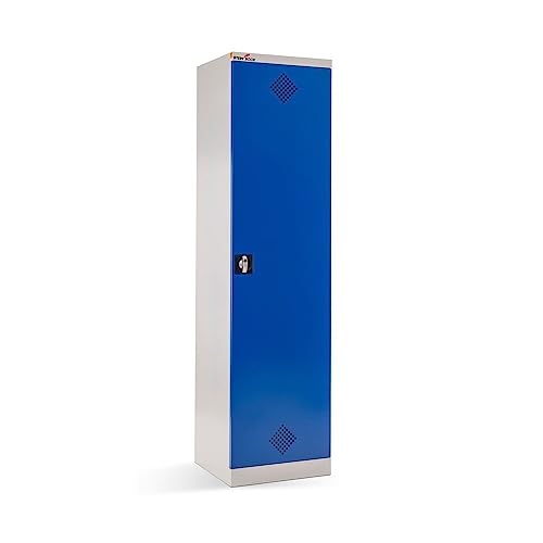 Steinbock Gefahrstoffschrank aus Stahlblech | HxBxT 195 x 50 x 50 cm | 4 Einlegewannen höhenverstellbar | 45 kg Boden Tragkraft | vollmontiert | Chemikalien- und Giftschrank mit Zylinderschloss Steinbock Gefahrstoffschrank aus Stahlblech | HxBxT 195 x 50 x 50 cm | 4 Einlegewannen höhenverstellbar | 45 kg Boden Tragkraft | vollmontiert | Chemikalien- und Giftschrank mit Zylinderschloss von Steinbock