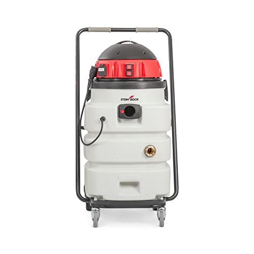 Steinbock Pumpsauger | 900 W-Pumpe | 85 l Behältervolumen | chemikalienbeständiger Behälter | leistungsstarker Motor | einzeln zuschaltbare Bypass-Saugturbinen | Industriesauger mit Kippfahrgestell von Steinbock