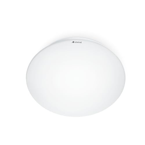 Steinel LED Innenleuchte RS 16 S PMMA - 9.5 W Wandlampe, 958 lm, 360° Bewegungsmelder, max. 3-8 m Reichweite, Deckenleuchte, Weiß von Steinel