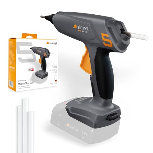 Steinel Akku Heißklebepistole MobileGlue 5011, für Metabo 18V CAS Akku, inkl. 3x Heißklebesticks, in 90 Sek. startklar, bis 90 Min. Dauerbetrieb, kabellos, Dual-Temp-Modus 130°C/200°C, ECO-Mode Steinel Akku Heißklebepistole MobileGlue 5011, für Metabo 18V CAS Akku, inkl. 3x Heißklebesticks, in 90 Sek. startklar, bis 90 Min. Dauerbetrieb, kabellos, Dual-Temp-Modus 130°C/200°C, ECO-Mode von Steinel