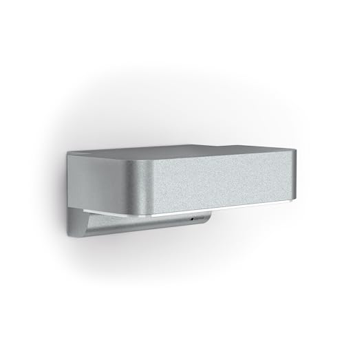 Steinel Außenleuchte L 800 SC Silber, 7.5 W, smartes LED Downlight, Bewegungsmelder, vernetzbar, per App bedienbar von Steinel