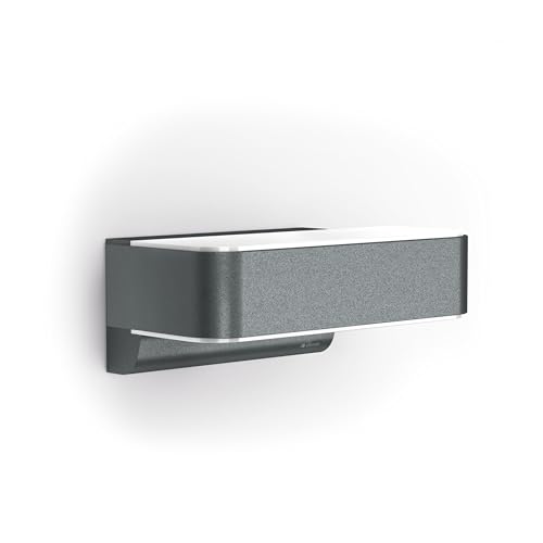 Steinel LED Außenleuchte L 810 C Connect, smarte Wandleuchte, dimmbar, bedienbar per App, 9.8 W, 3000 K, Anthrazit von Steinel