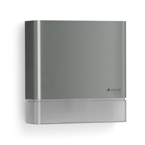 Steinel Bewegungsmelder MD IR D180 COM1 Anthrazit, 9 Zonen-Erfassungsbereich, Wandsensor mit 180° Erfassung, smarte Vernetzung per App von Steinel