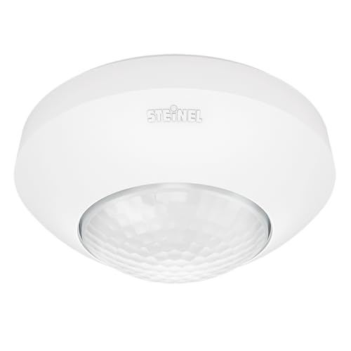Steinel Bewegungsmelder is 2360 ECO Weiß, max. 7 m Reichweite, 360° Präsenzmelder für max. 350 W LED, Deckensensor für Außen und Innen von Steinel