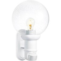 Steinel L 560 S 634315 Außenwandleuchte mit Bewegungsmelder Energiesparlampe, LED E27 60W Weiß von Steinel