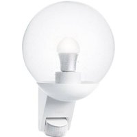 Steinel L 585 S 005917 Außenwandleuchte mit Bewegungsmelder Energiesparlampe, LED E27 60W Weiß von Steinel