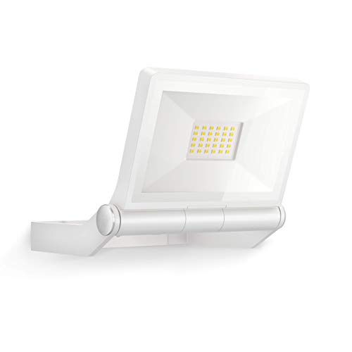 Steinel LED-Außenstrahler XLED ONE Weiß, 17,8 W Flutlicht, 2050 lm, Fluter für Zufahrt, Hof und Garten, ohne Sensor von Steinel