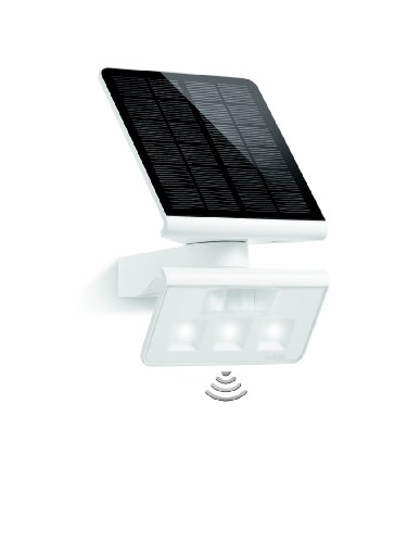 Steinel LED Solar-Leuchte XSolar L-S weiß, 140° Bewegungsmelder, 8 m Reichweite, ideal für Garten, Terrasse und Hauswand von Steinel