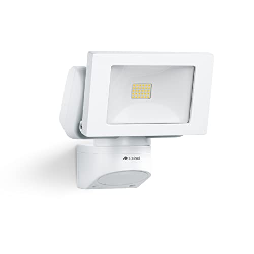 Steinel LED Strahler LS 150 weiß, 14,7 W Fluter, 1375 lm, schwenkbarer Strahler-Kopf, neutralweiße LEDs (4000 K), IP44 von Steinel