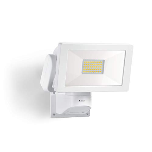 Steinel LED Strahler LS 300 weiß, 29,5 W Fluter, 2704 lm Helligkeit, schwenkbar, neutralweiße LEDs (4000 K), IP44, 1 Stück (1er Pack) von Steinel