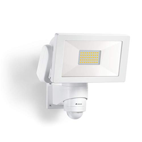 Steinel LED Strahler LS 300 S weiß, 29,5 W Flutlicht, 240° Bewegungsmelder, 12 m Reichweite, 4000 K neutralweiß von Steinel