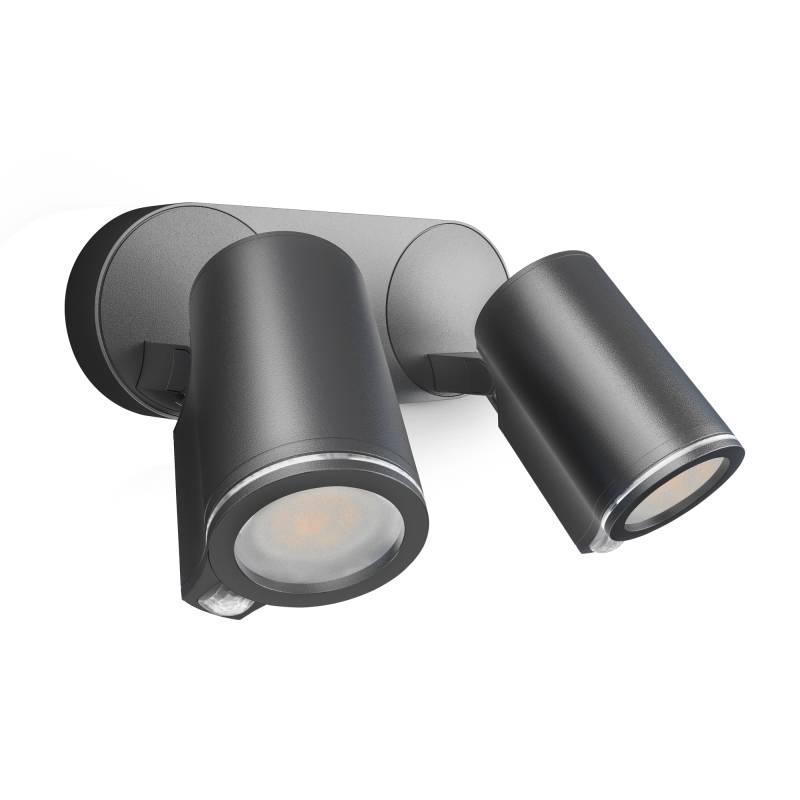 Steinel LED-Strahler 'Spot DUO Sensor' mit Bewegungsmelder anthrazit 1024 lm von Steinel