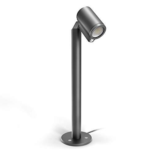 Steinel LED Strahler Spot Way SC anthrazit, mit 90° Bewegungsmelder, per App bedienbar, vernetzbar, Aluminium, 7,9 W von Steinel