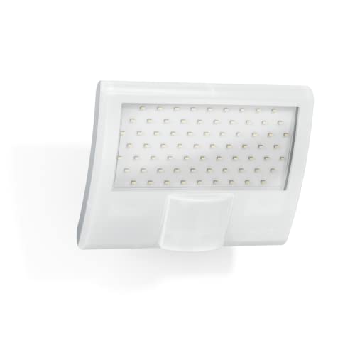 Steinel LED-Strahler XLED Curved S weiß, 9,3 W Flutlicht, 160° Bewegungsmelder, 8 m Reichweite, Wandleuchte außen, 10.7 x 16 x 12 cm von Steinel