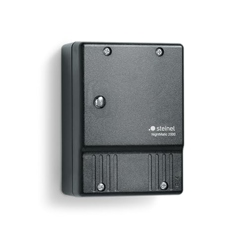 Steinel Dämmerungsschalter NightMatic 2000 schwarz, Dämerungssensor für automatische Beleuchtung bei Nacht, 3.7 x 7.4 x 9.9 cm Steinel Dämmerungsschalter NightMatic 2000 schwarz, Dämerungssensor für automatische Beleuchtung bei Nacht, 3.7 x 7.4 x 9.9 cm von Steinel