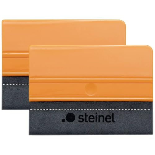 Steinel Premium Rakel-Set mit Alcantara Kante, 2x hochwertiger Folienrakel, maximale Gleitfähigkeit, hohe Stabilität und Dehnbarkeit von Steinel