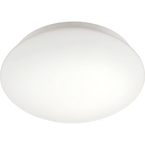 Steinel LED Innenleuchte RS 16 S Opalglas, 9.3 W Wandleuchte, 360° Bewegungsmelder, max. 3 - 8 m Reichweite, 918 lm, Weiß, Standard von Steinel