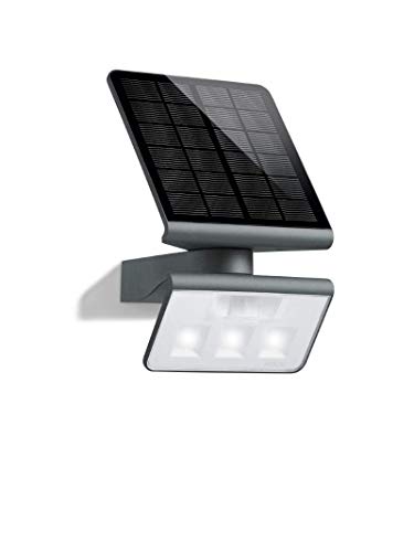 Steinel Solar Außenleuchte XSolar L-S anthrazit, Wandlampe, Bewegungsmelder, Nachtlicht, Gartenlampe Solar, 2500 mAh Akku von Steinel