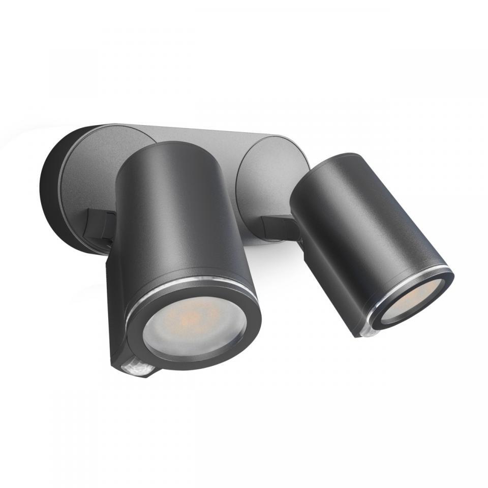Steinel Strahler Spot DUO SC Anthrazit 2-flammig smart mit Bewegungsmelder Steinel Strahler Spot DUO SC Anthrazit 2-flammig smart mit Bewegungsmelder von Steinel