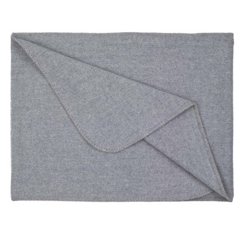Wolldecke Steiner Wolldecke Fischgrätmuster Sally mit 100% Merino Wolle, Steiner 1888, 100% Merinowolle von Steiner 1888