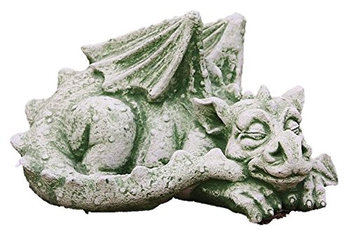 Drache liegend, Figur aus Steinguss, Frostfest von Steinfiguren Horn